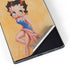 Betty Boop With Puppy Orange Background Galaxy S25 Ultra Skin